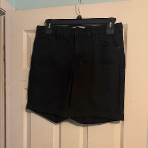 Celebrity Pink Black Bermuda Shorts